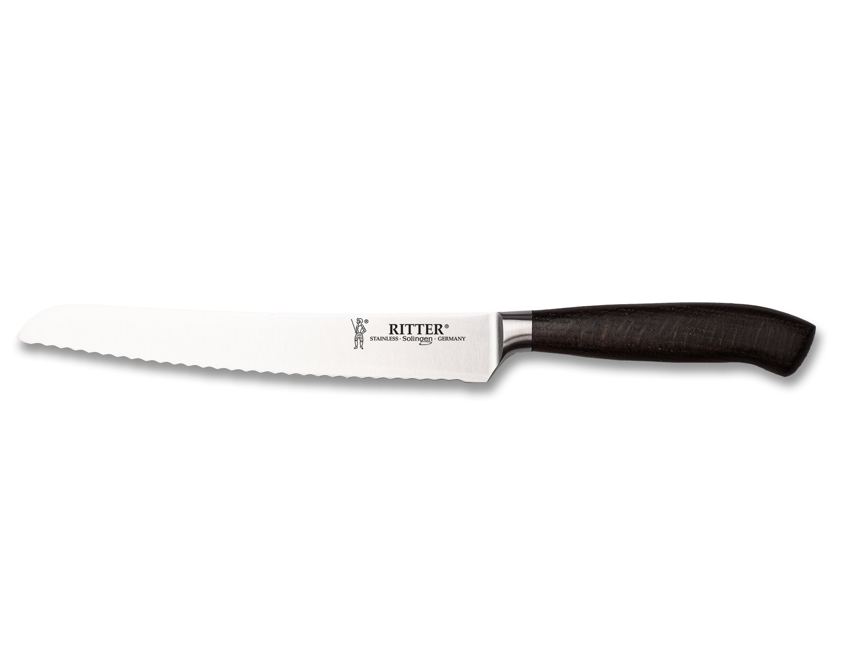 Brotmesser 22 cm Form Line Räuchereiche