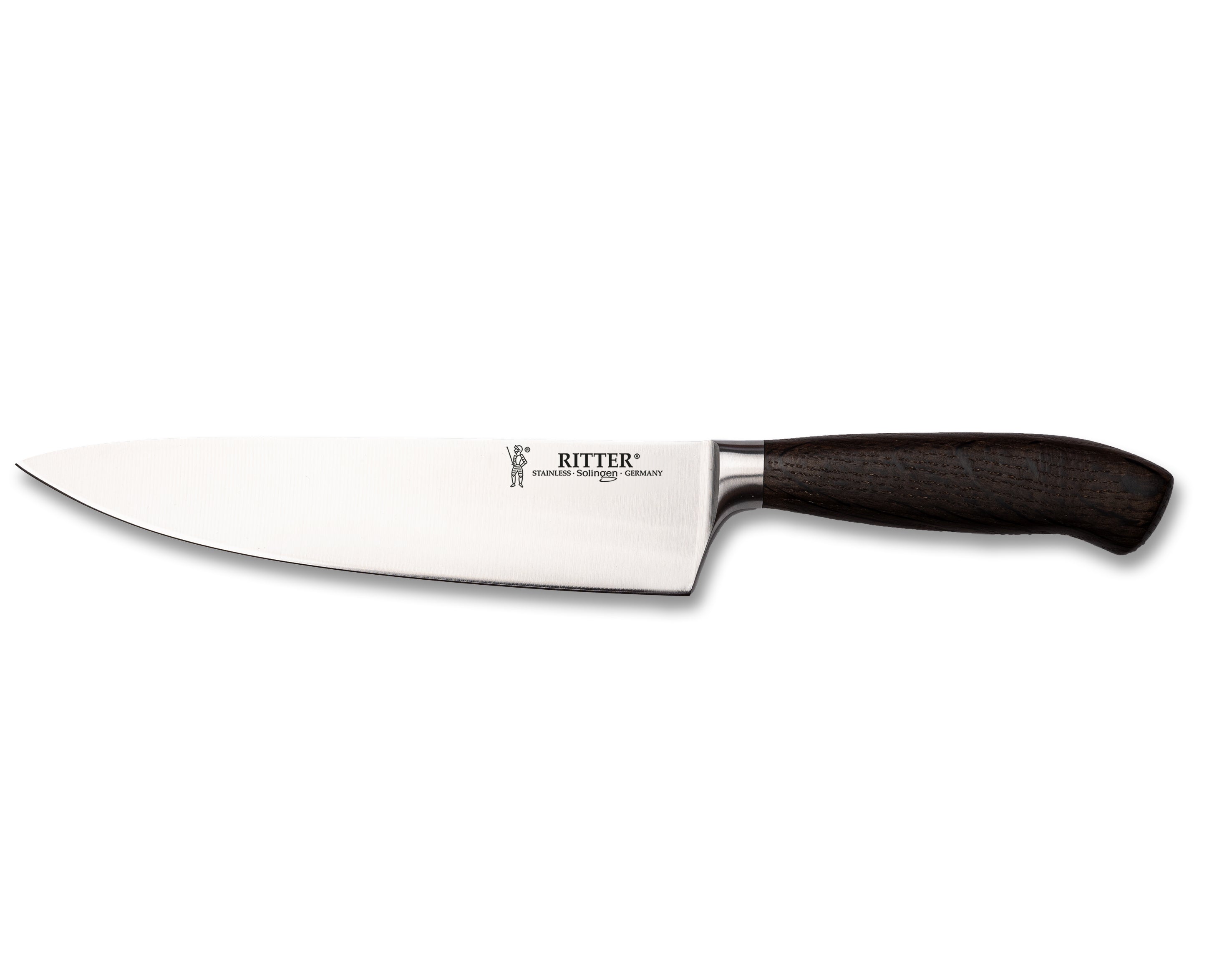 Kochmesser 23 cm Form Line Räuchereiche