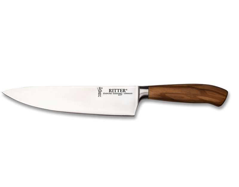 Kochmesser 23 cm Form Line Olive